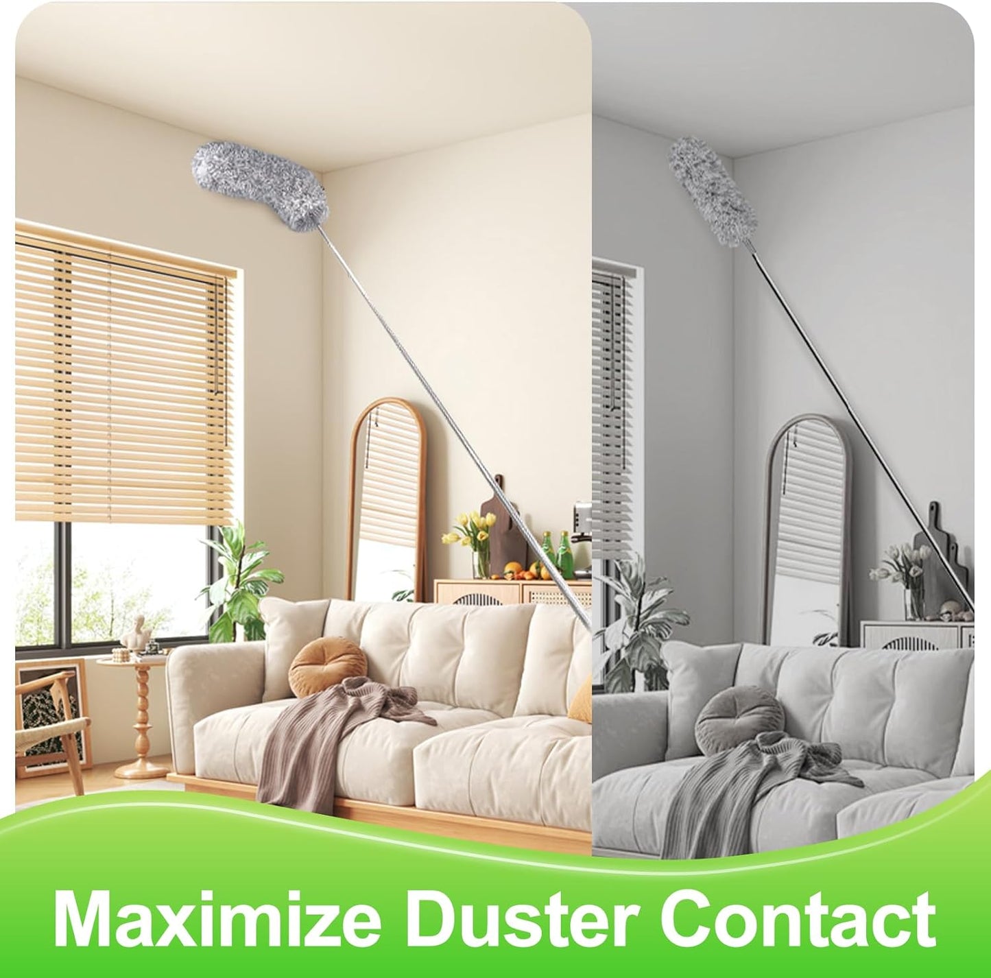 280cm Telescoping Duster, Extendable Microfiber Duster