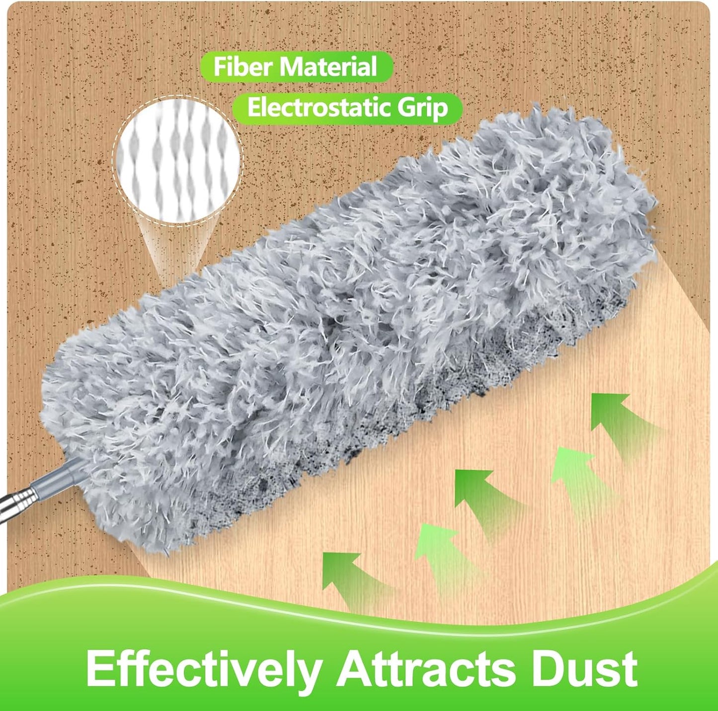 280cm Telescoping Duster, Extendable Microfiber Duster