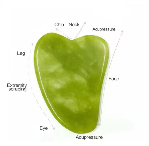 Natural Stone For FACE Youthful Glow Flawless Jade Roller With Guasha Glow Boost, Wrinkle Reduction & Face Slimming Massager(marble Stone) Stimulates Healthier Skin Face Uplift