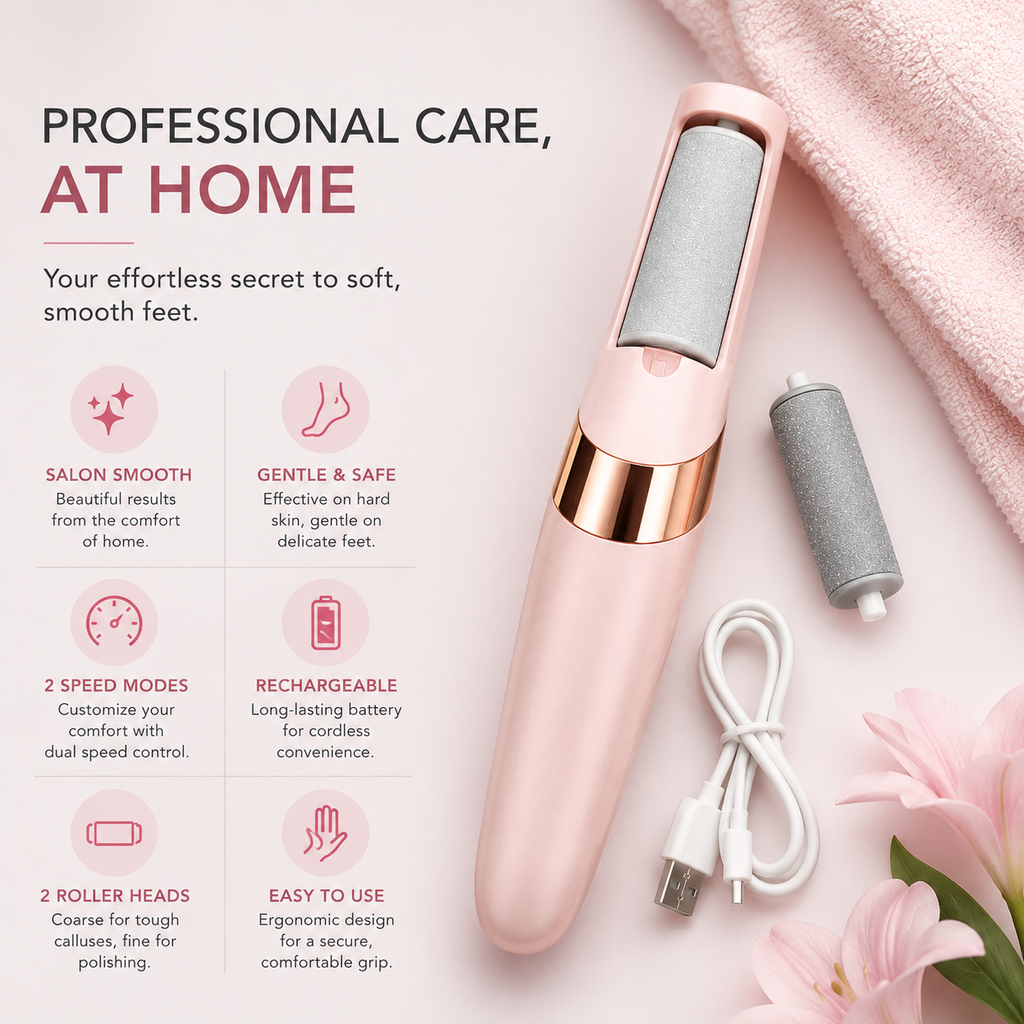 Electric Pedicure Foot File Callus Remover