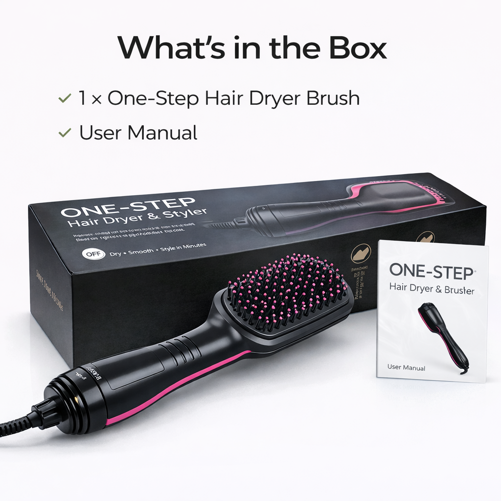 Hair Dryer & Styler- One Step