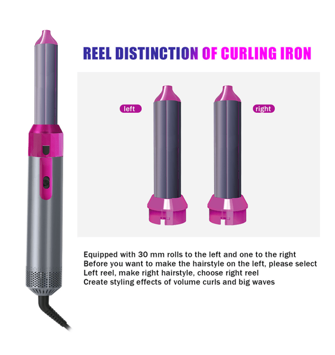 Hot Air Brush 5-in-1 — Professional Salon Styler at Home