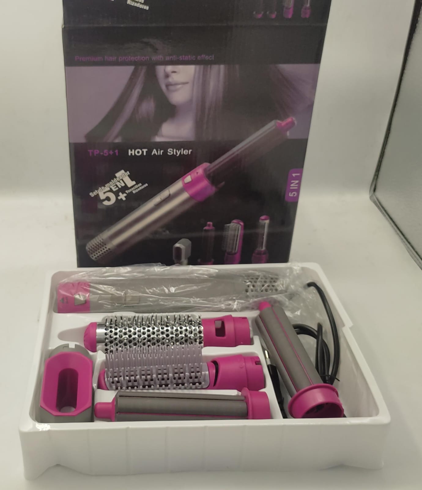 Hot Air Brush 5-in-1 — Professional Salon Styler at Home