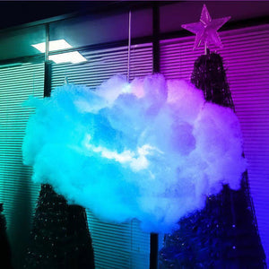 RGB Thundercloud LED Cloud Light — Galaxy Mood Lamp with Remote (16 Colors)